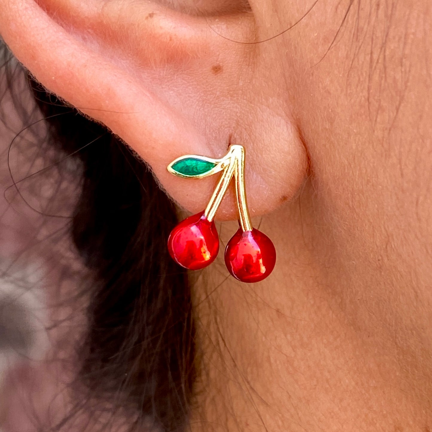 Aretes Chapa de Oro 7387-14