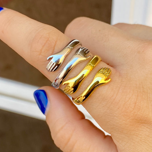 Anillo Acero Inoxidable Ajustable 7417-42