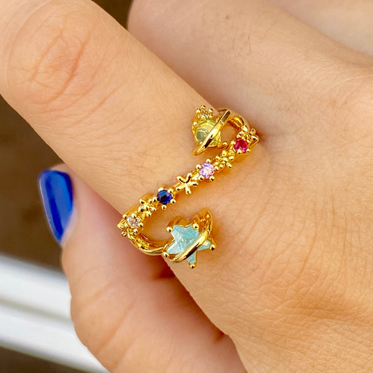 Anillo Chapa de Oro 7417-90