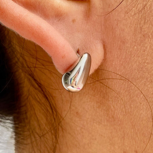 Aretes Gota Agua Acero Inox 8096-24