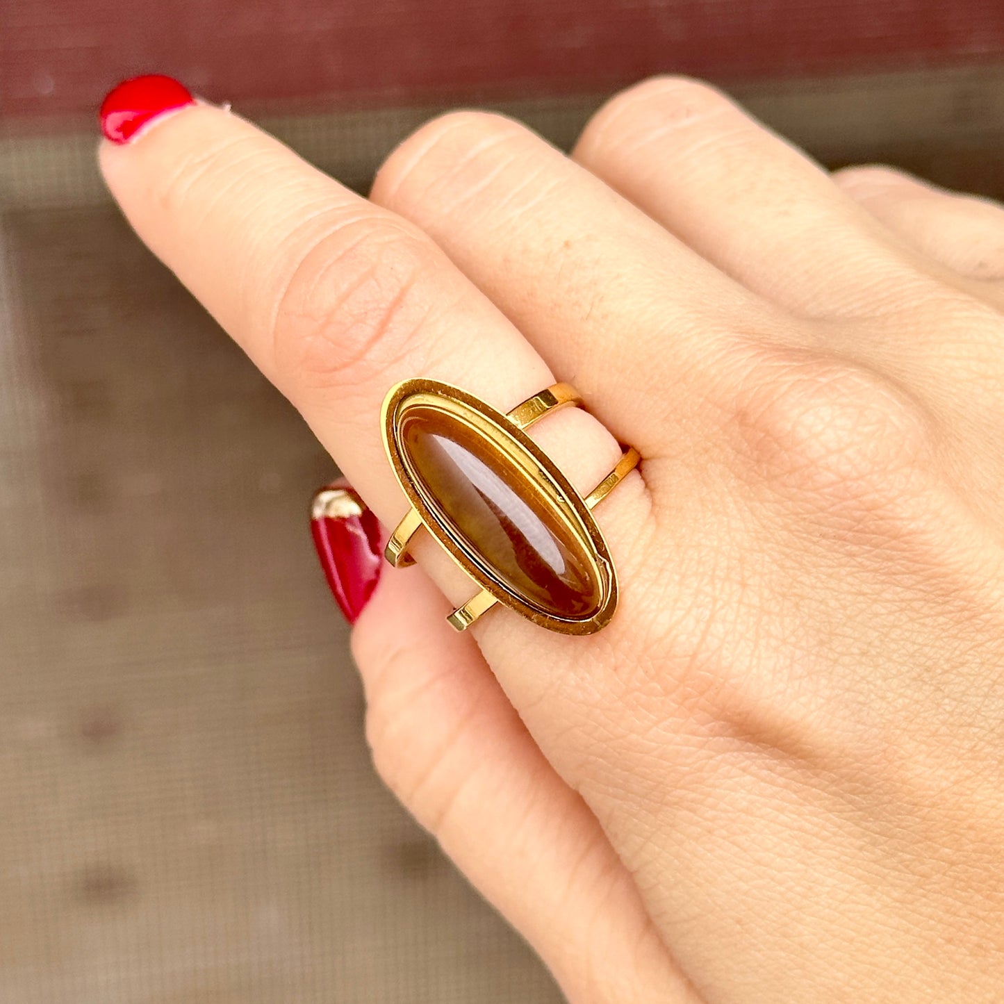 Anillo Redondo Zirconia Acero Inox 8096-36