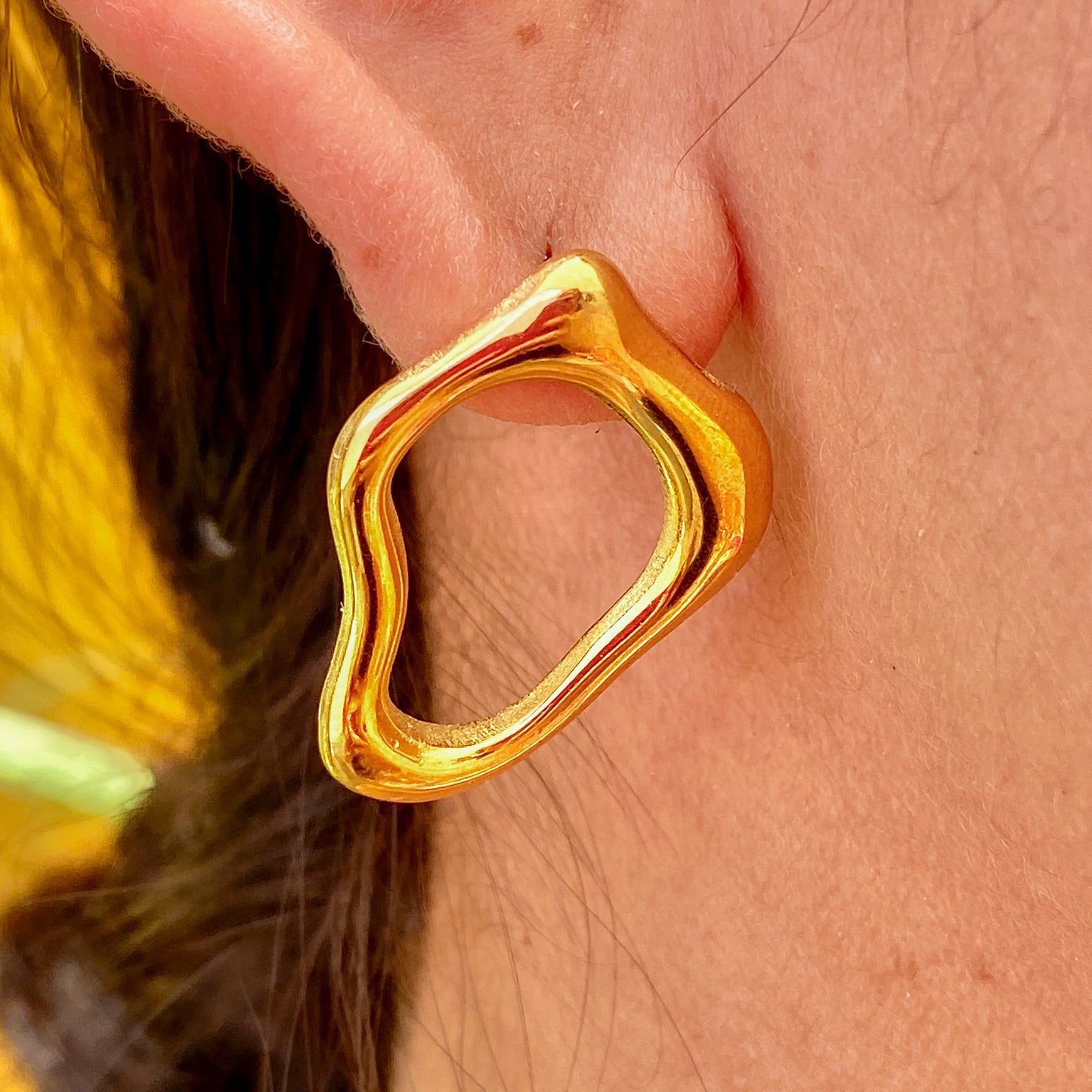 Aretes Geometricos Acero Inox 8096-42