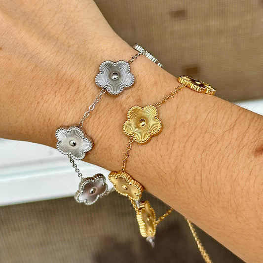 Pulsera Dupe VAN CLEEF Acero Inoxidable 8117-5