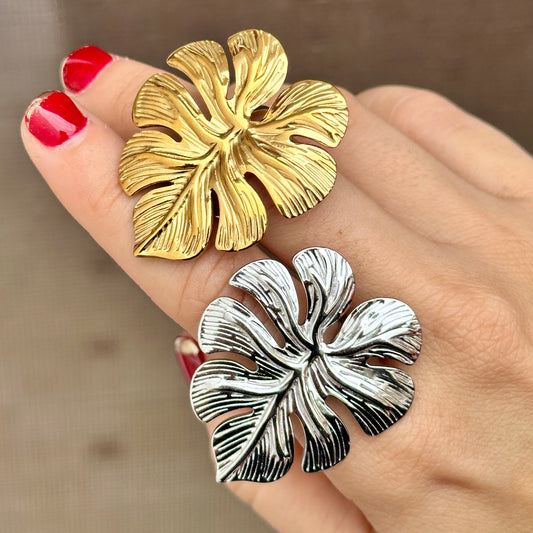 Anillo Hoja  Acero Inoxidable 8117-62