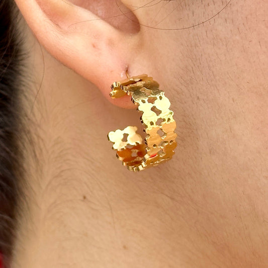 Aretes Dupe TOUS Acero Inoxidable 8117-66