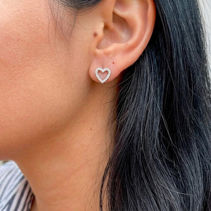 Aretes Acero 316L Corazon 8196-19