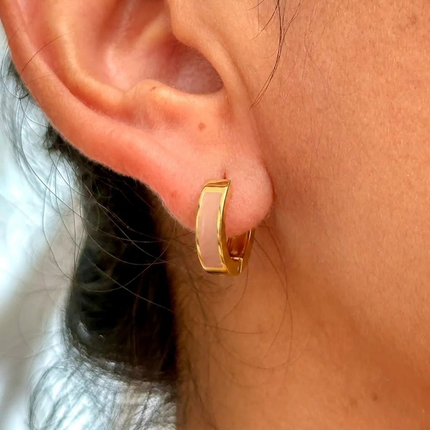 Aretes Huggie Acero Inox 8279-115