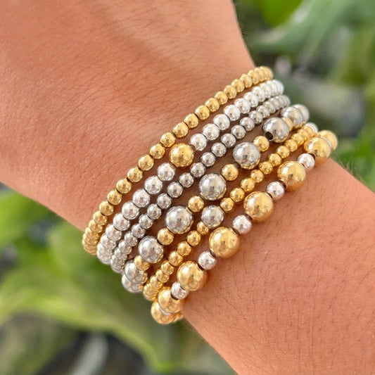 Pulsera Cuentas Bicolor CCB 8279-187
