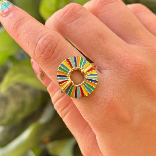 Anillo Esmalte Acero Inox 8279-29