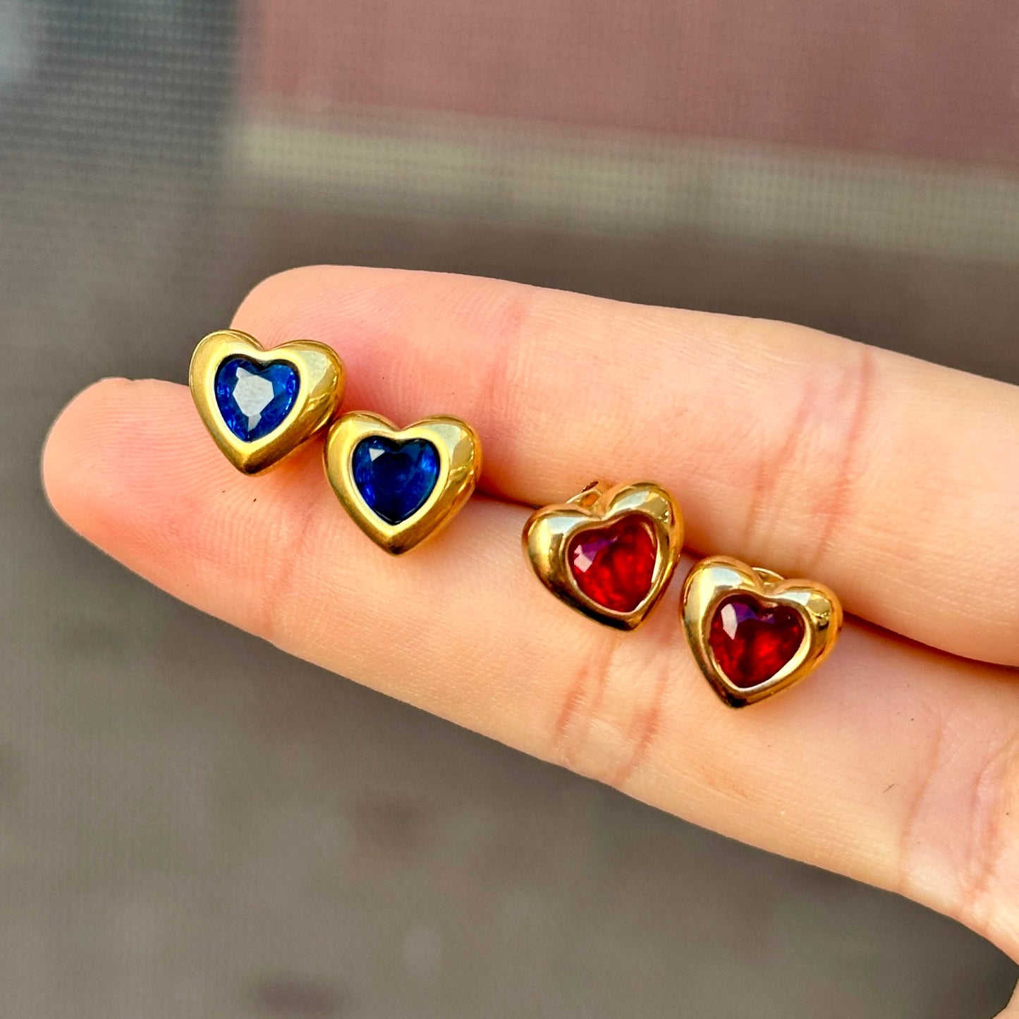 Aretes Corazon Acero Inox 8279-43