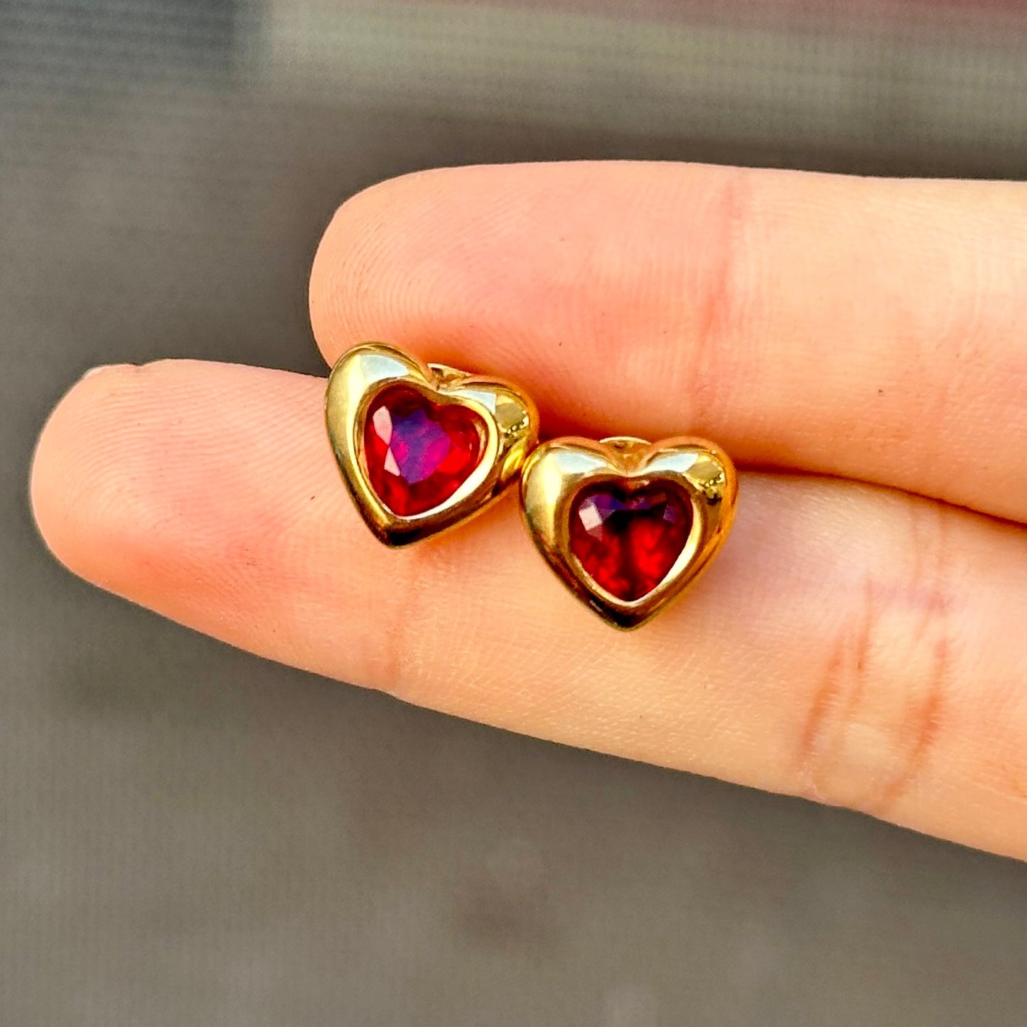 Aretes Corazon Acero Inox 8279-43