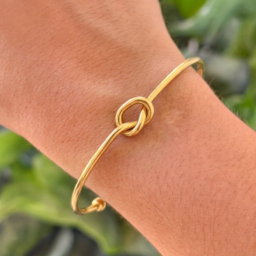 Pulsera Nudo Dorada Acero Inox 8279-76