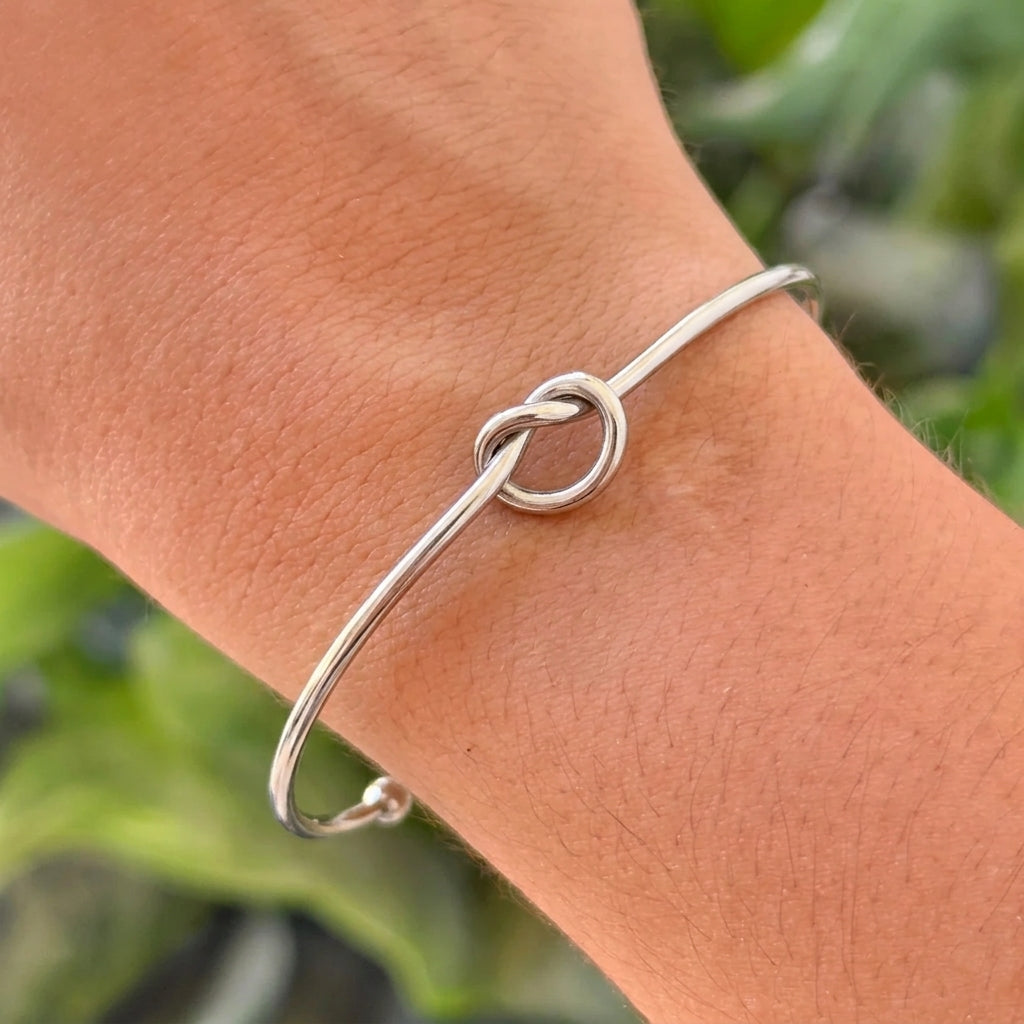 Pulsera Nudo Plateada Acero Inox 8279-77