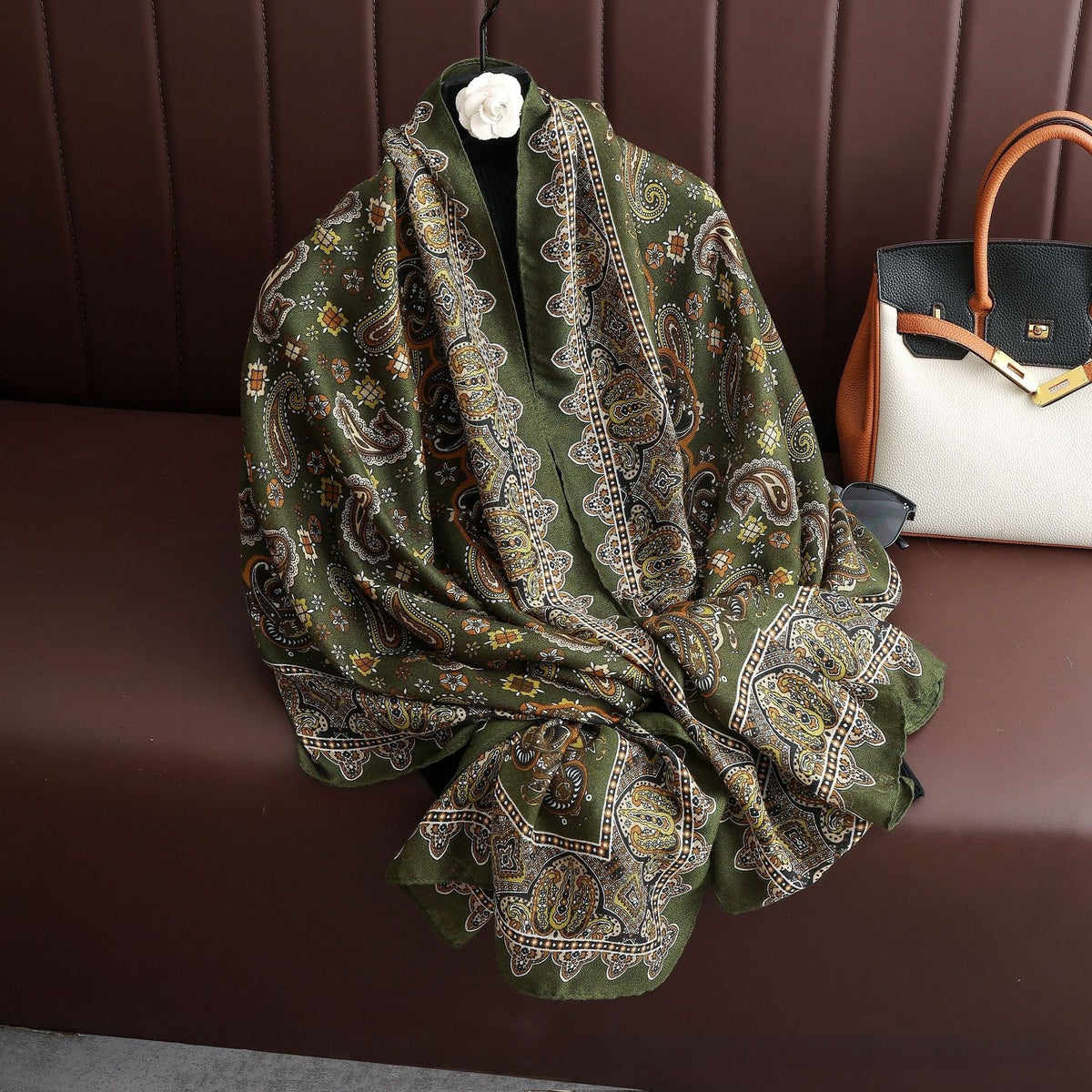 Bufanda Tartan Verde 8422-34