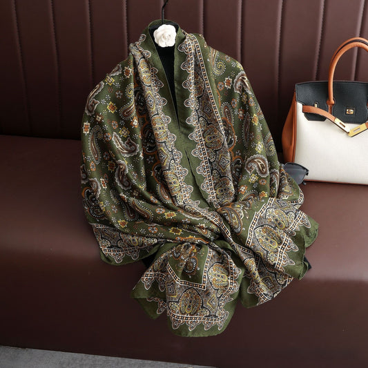 Bufanda Tartan Verde 8422-34