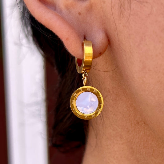 Aretes Dupe BVLGARI Acero Inoxidable 8901-23