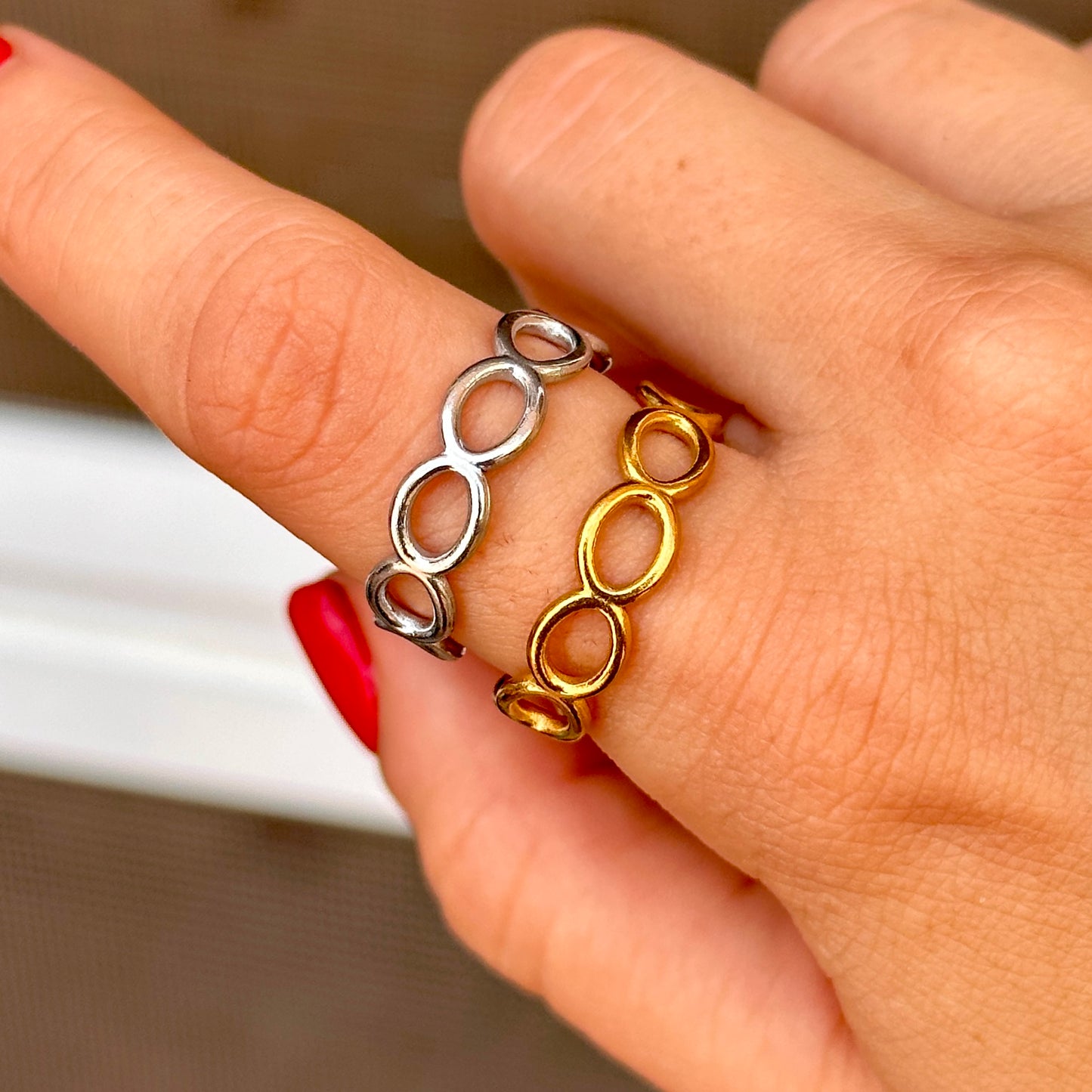 Anillo Ajustable Acero Inoxidable 8901-66