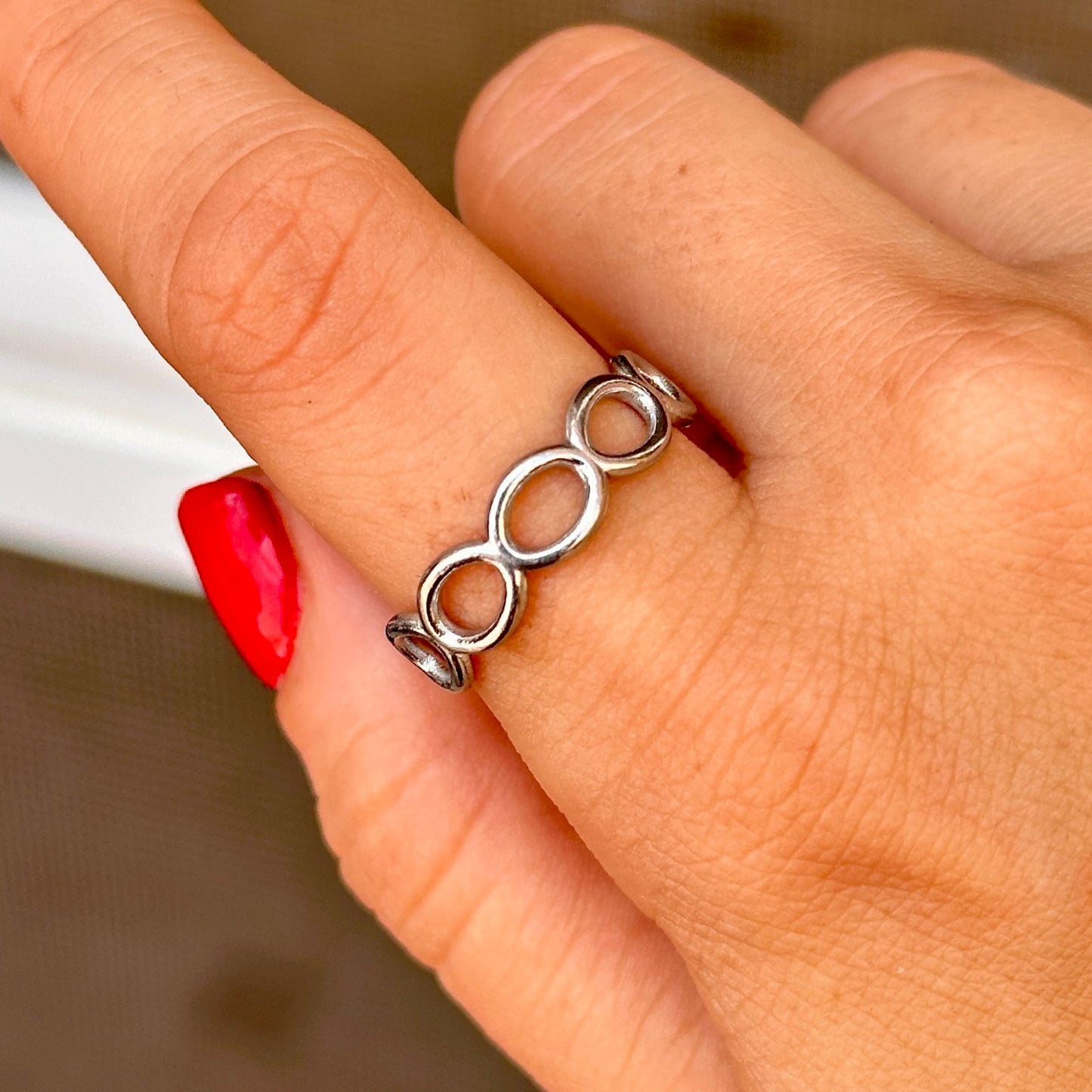 Anillo Ajustable Acero Inoxidable 8901-66