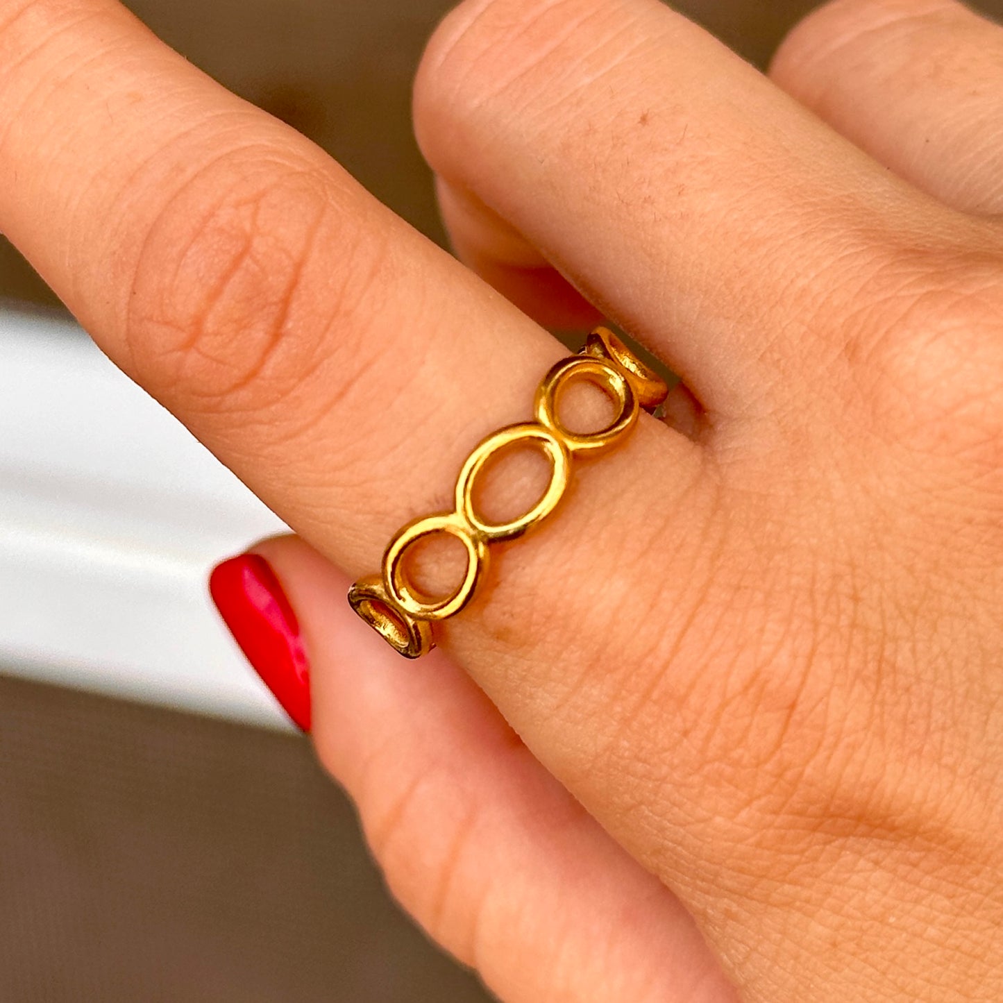 Anillo Ajustable Acero Inoxidable 8901-66