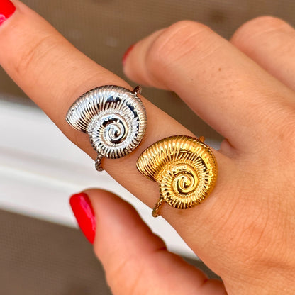 Anillo Caracarol Acero Inoxidable 8901-76