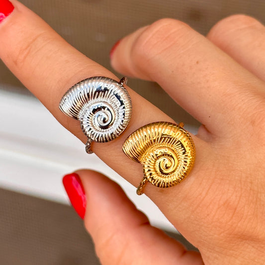 Anillo Caracarol Acero Inoxidable 8901-76