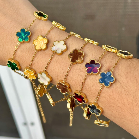 Pulsera Dupe Van Cleef Acero Inoxidable 8901-101