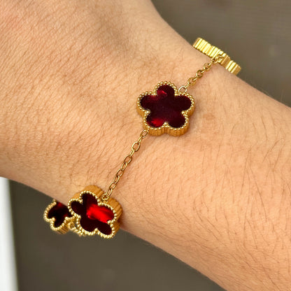 Pulsera Dupe Van Cleef Acero Inoxidable 8901-101
