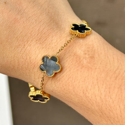 Pulsera Dupe Van Cleef Acero Inoxidable 8901-101