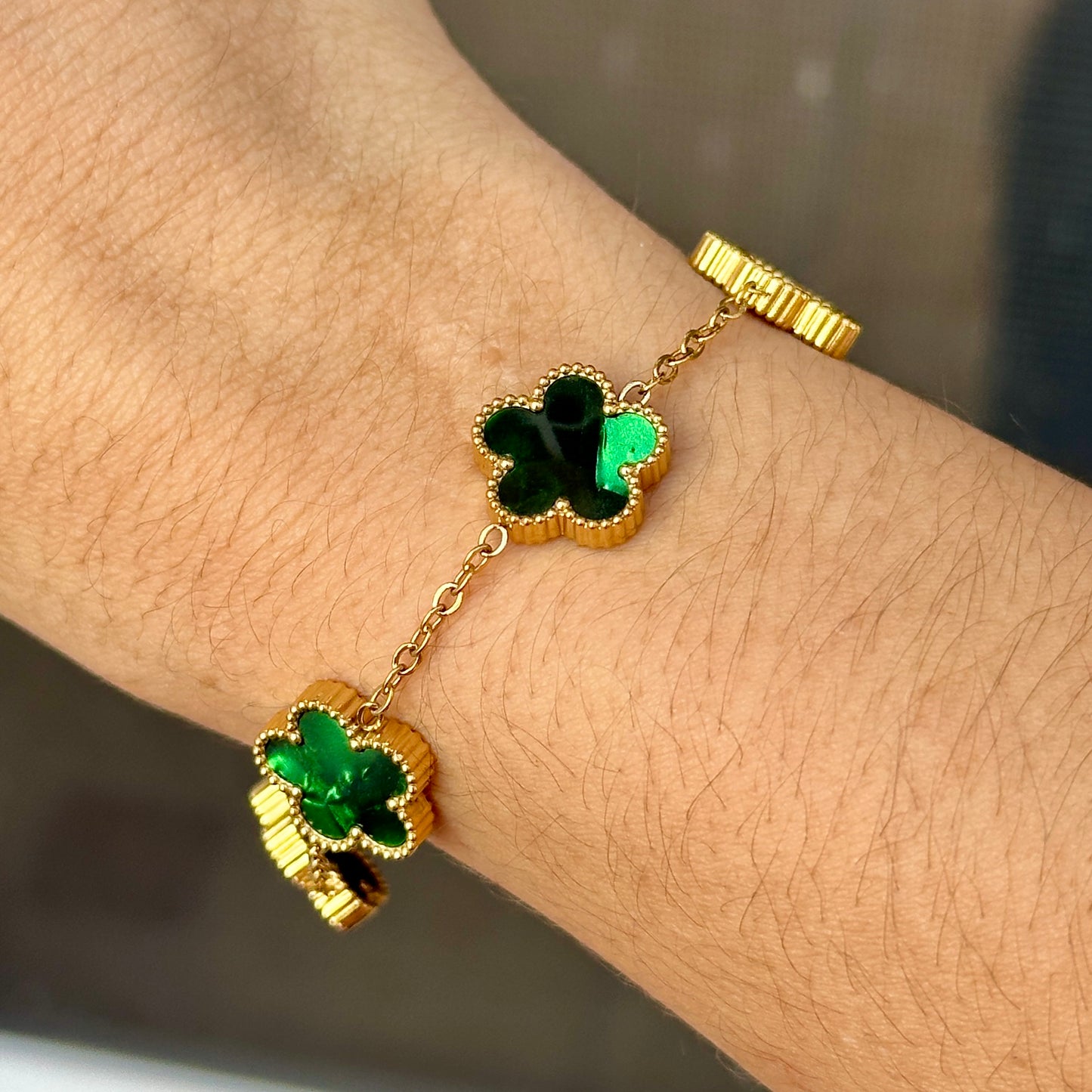 Pulsera Dupe Van Cleef Acero Inoxidable 8901-101