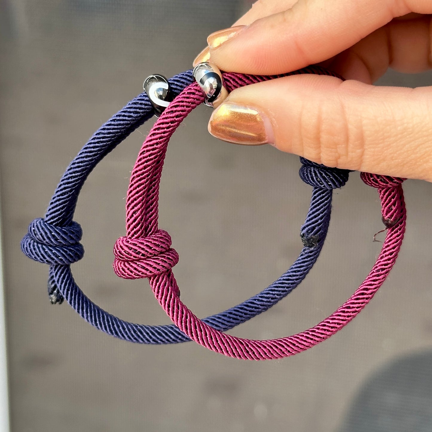 Set Pulseras Cuerda Acero Inoxidable 8902-130