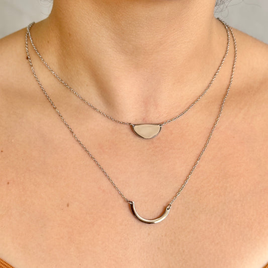 Collar Doble Acero Inoxidable 8902-162
