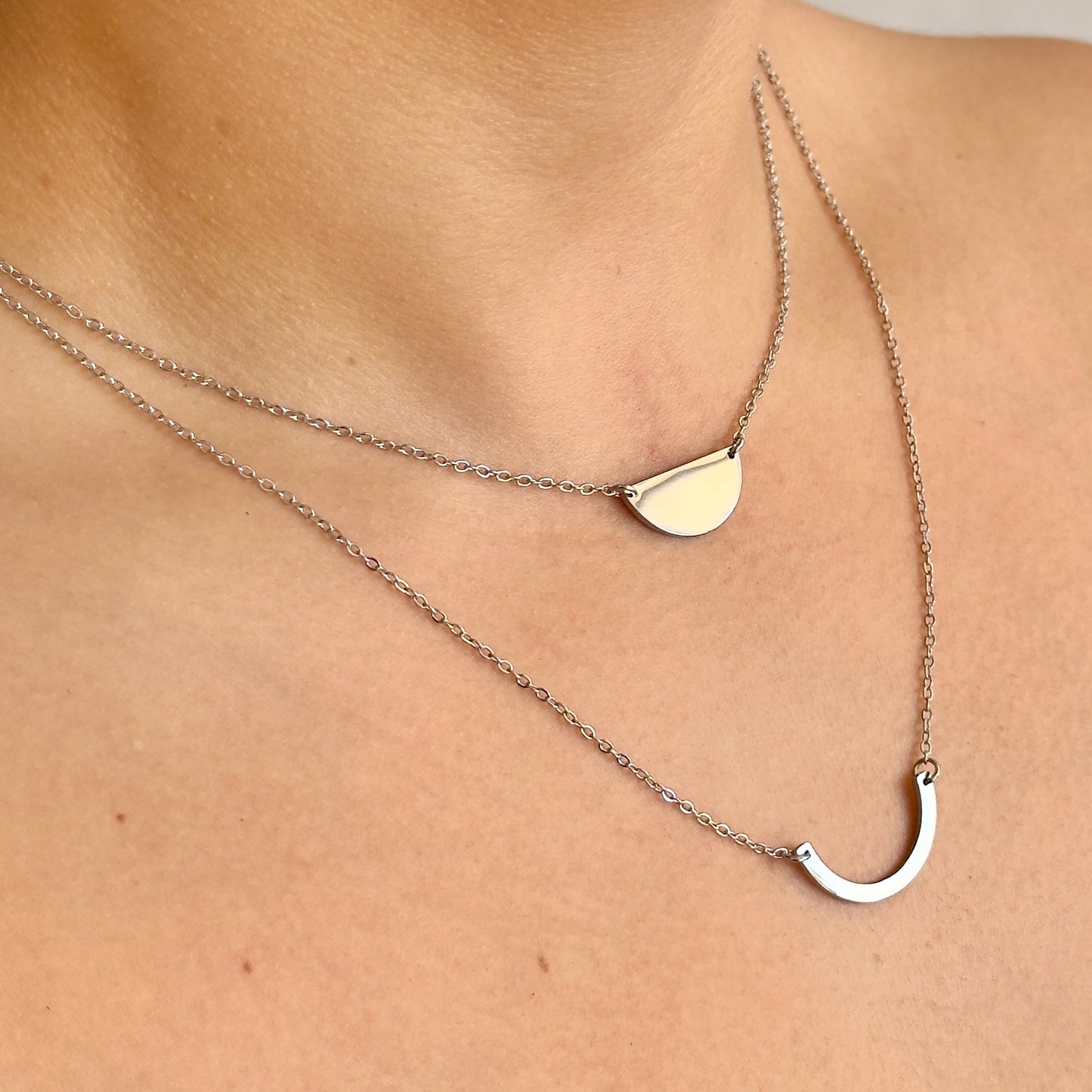 Collar Doble Acero Inoxidable 8902-162