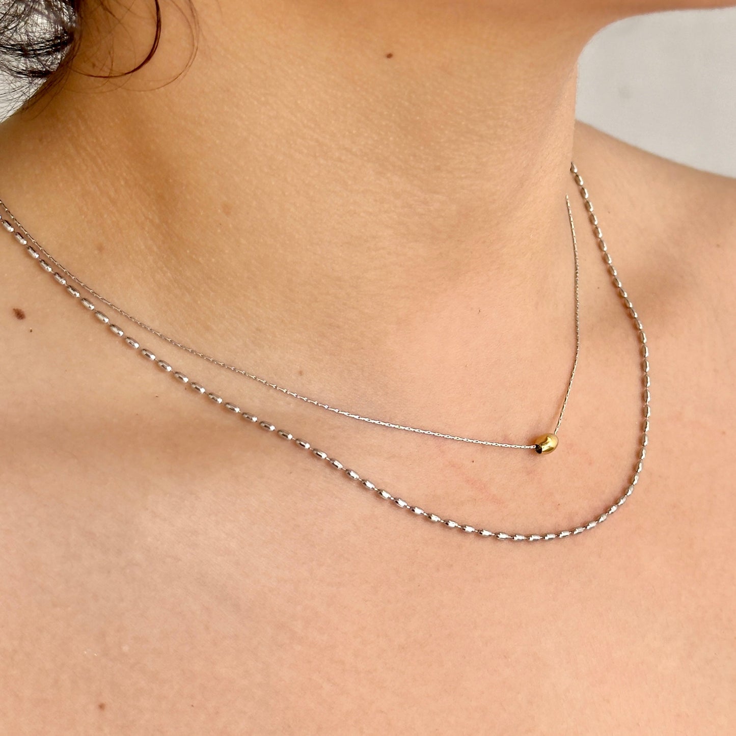 Collar Doble Acero Inoxidable 8902-229