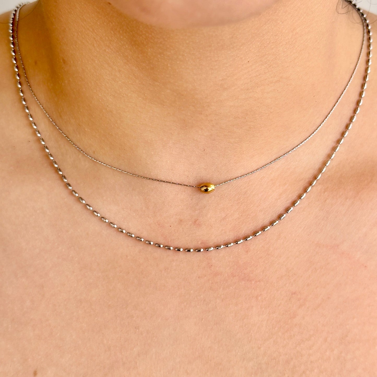 Collar Doble Acero Inoxidable 8902-229