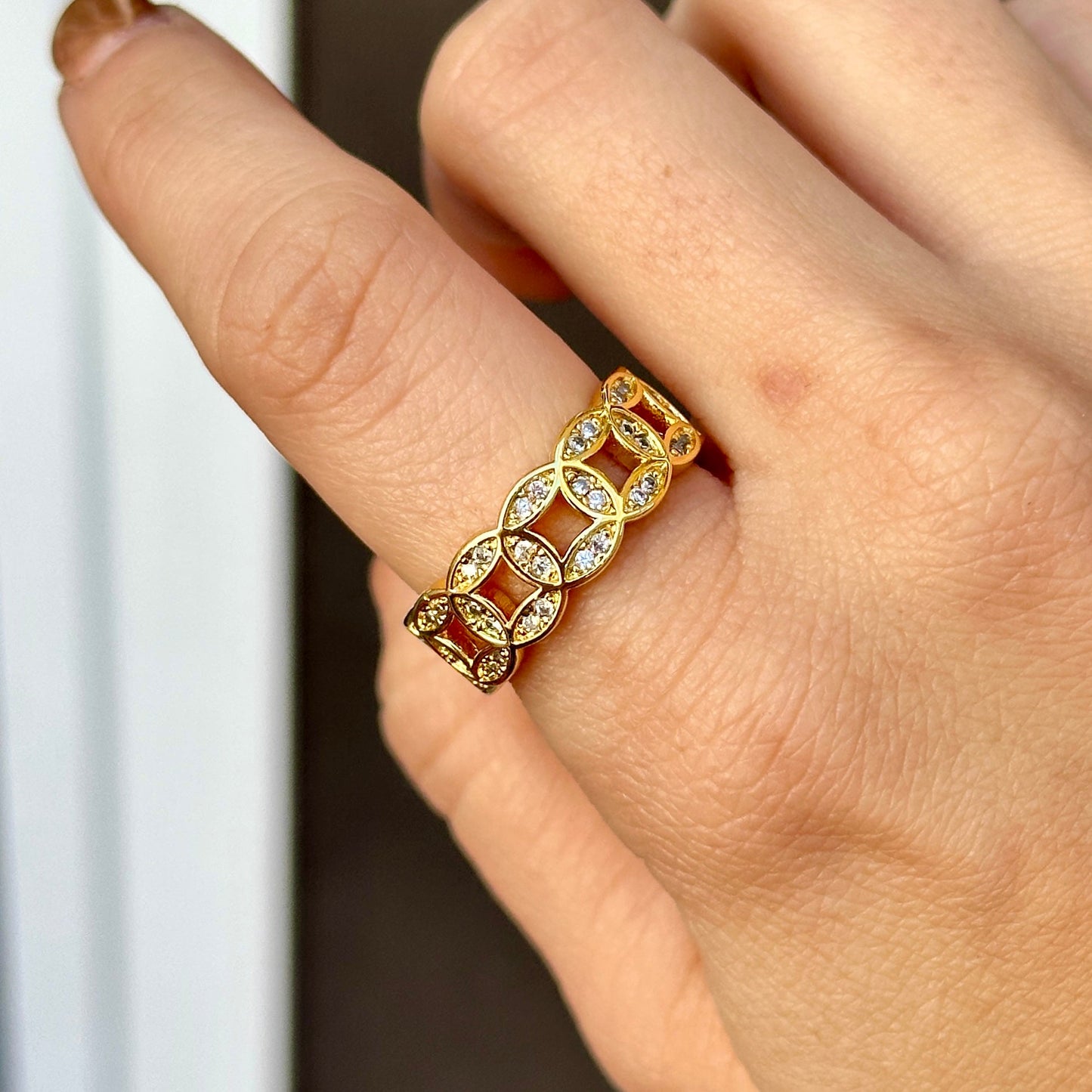 Anillo Chapa de Oro 8902-25