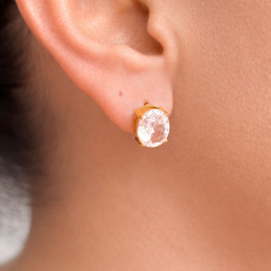 Aretes Simulación Diamante AAA 8902-260
