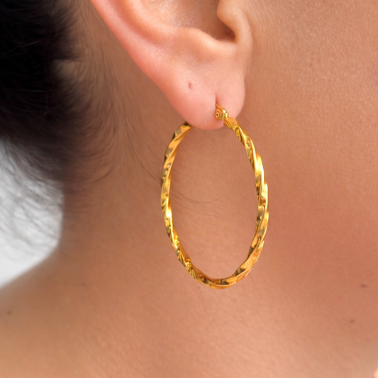 Aretes Tipo Arracadas Acero Inoxidable 8902-269