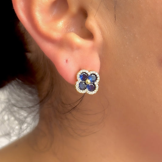 Aretes Chapa de Oro 8902-304