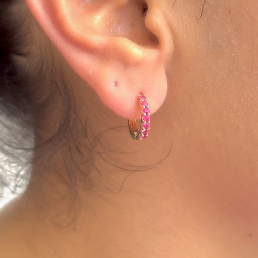 Aretes Chapa de Oro 8902-317