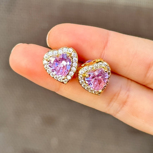 Aretes Chapa de Oro 8902-335