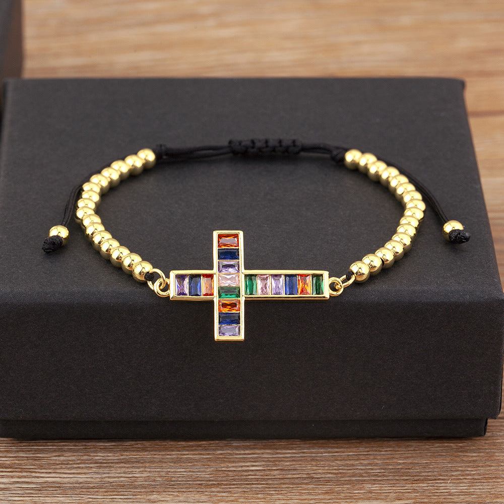 Pulsera Religiosa Ajustable 9567-108