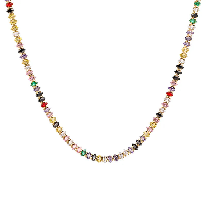 Collar Acero Inox Circon 9567-146