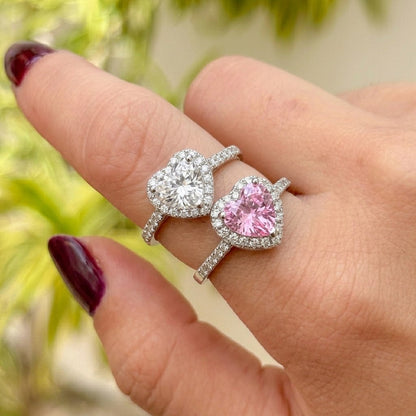 Anillo Chapa Corazon Circon 9567-37