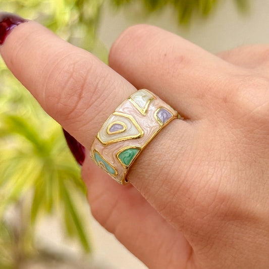 Anillo Abierto Acero Inoxidable 9567-70