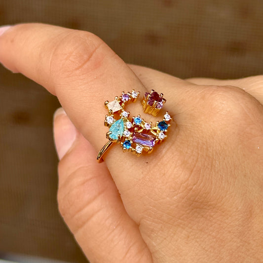 Anillo Chapa de Oro 9826-119