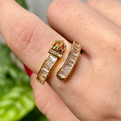 Anillo Chapa De Oro CH1224-64