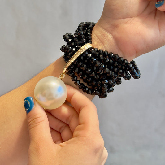 Pulsera Cristal Perla 8901-155