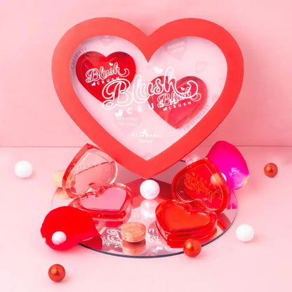 Rubor En Crema Set Dúo Italia Deluxe Labios Y Mejilla Tono Del Maquillaje Blush Crush