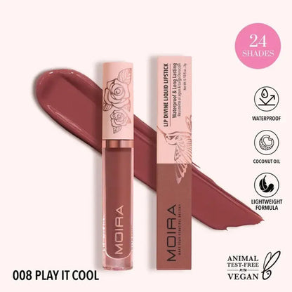 Moira Cosmetic Lip divine Liquid Lipstick