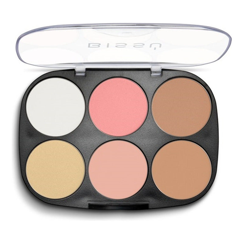 Paleta Para Rostro Bissu / Iluminador - Rubor - Bronceador Tono Del Maquillaje 01 La Mera Mera